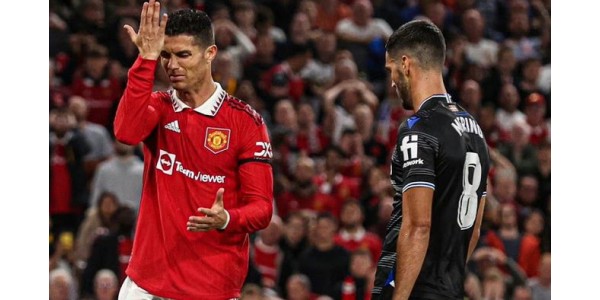 La prestazione di Ronaldo in campo, anche lui stesso, non è soddisfatto